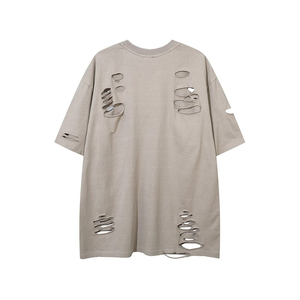 เสื้อยืดสตรีทแวร์ทรงสลิม ผ้าฝ้ายออร์แกนิค 100% แบบหนา พิมพ์โลโก้ตามสั่ง สไตล์วินเทจ ลุคย้อนยุค สำหรับผู้ชาย - Product Image 4