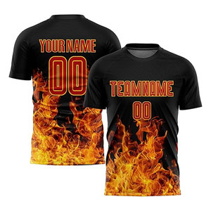 Maillot de football personnalisé avec logo imprimé, manches courtes, respirant, séchage rapide, dernier style, uniforme de football, vêtements de sport - Product Image 3