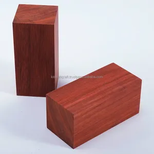 Natural Blanks Handcrafted with Polished Looking Rosewood Blanks <b>Wood</b> Carving Rosewood Wooden <b>Blocks</b> For Red Color - Product Image 3
