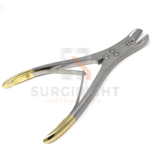 Cortador de alambres TC, instrumento quirúrgico ortopédico, mango dorado, doble acción, acero inoxidable, carburo de tungsteno, quirúrgico CE - Product Image 1
