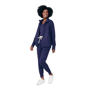 NOUVEAU Blouse de travail unisexe à manches longues pour infirmières, uniforme d'hôpital, en tissu polyester tissé, vente en gros de haute qualité - Product Image 2