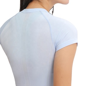 T-shirt uni en coton décontracté grande taille pour hommes, taille XL, col en V, manches courtes en maille, impression numérique personnalisée brodée, séchage rapide - Product Image 2