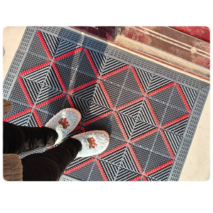 Tapis de porte extérieur 90*120 cm, tapis d'entrée robuste, imperméable, pour extérieur - Product Image 2