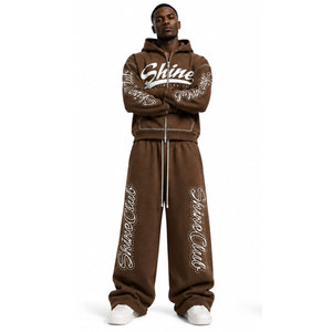 Survêtements évasés pour hommes les plus vendus, design uni et vierge, pour le sport et le fitness, couleur unie, vente en gros à prix abordable - Product Image 4