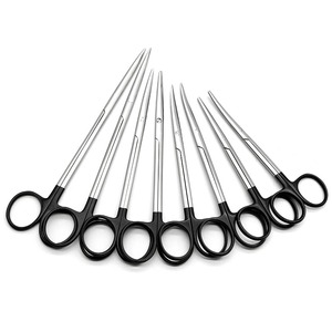 BAFA SURGICAL INSTRUMENTS BSI-SS-9625 Juego de Instrumentos Quirúrgicos para Amigdaleta y Cordón Vocal, Acero Inoxidable, Mango Negro, Instrumentos Médicos - Product Image 1