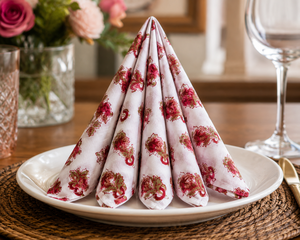 Servilletas Cuadradas Modernas de Primera Calidad, 100% Algodón, Estampadas a Mano, 16x16 Pulgadas, Tamaño Personalizable, para Hogar, Cocina, Comedor, Lavables - Product Image 2