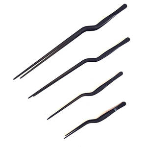 Pince de cuisine professionnelle en acier inoxydable de haute qualité, multi-usages, droite, à pointe fine, ustensile en titane - Product Image 6