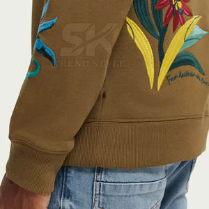 Sudadera Bordada para Hombre con Diseño Personalizado, MOQ Bajo, Sudadera Bordada de Alta Calidad en Tallas Grandes - Product Image 6