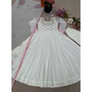 Diseñador Pent y Dupatta Party Wear Vestido de noche Vestido elegante para ocasiones especiales - Product Image 4