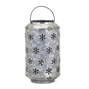 Wholesale Tall Galvanized Metal <b>Lantern</b> Iron Candle Holder Vintage <b>Hurricane</b> Hanging <b>Lantern</b> for Farmhouse Home Garden Decor - Product Image 4