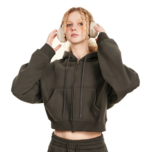 Tenues Chaudes pour Femmes et Hommes – Ensembles de Vêtements Automne-Hiver – Survêtements Chauds à Col Montant et Fermeture Éclair – Sweat-shirts pour Hommes - Product Image 3