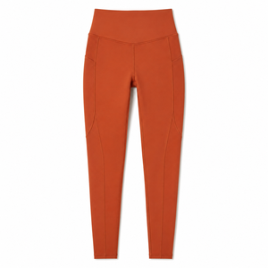 Leggings évasés taille mi-haute pour femmes, en mélange Spandex/Nylon de haute qualité, unis, avec effet ventre plat, pour le fitness et le sport - Product Image 5