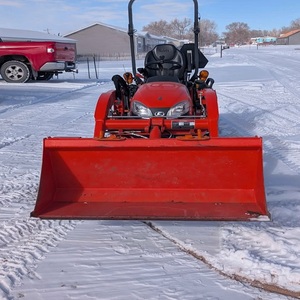Powerful 50 HP Sub Compact Tractor 4WD Loader Backhoe 60 Inch Mower Diesel Low Hours For Farm And Ranch Use - Product Image 5