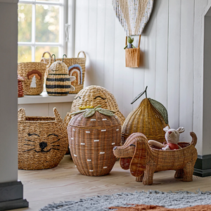 Cesta de Almacenamiento de Mimbre con Forma de Perro Dachshund para Habitación Infantil, Linda Cesta de Mimbre con Forma de Animal, Ideal para Juguetes, Ropa, Libros, Venta al por Mayor - Product Image 3
