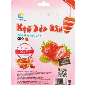Jelly Candy Strawberry Tasty Sweet Soft Candy Dai Long Supplies La mejor calidad Delicious Fruit Candy Fruity - Product Image 3