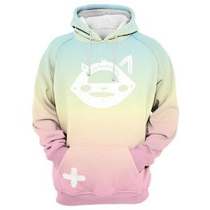 Sweat-shirt à capuche pour homme, imprimé crâne, sublimation, 100% polyester tricoté, streetwear d'automne - Product Image 2