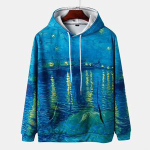 Men Sublimation <b>Hoodies</b> Stylish All Over Print <b>Hoodie</b> <b>Lightweight</b> Comfortable Long Sleeve Casual Wear for Men Everyday Fashion - Product Image 6