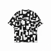 T-shirt Homme Personnalisé avec Logo, Tricoté Respirant, Grammage Lourd 220 g/m², 100% Polyester, Épaules Tombantes, Uni, Grande Taille