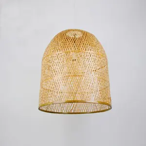 โคมไฟระย้าแบบเชือกทอจากไม้ไผ่สำหรับโรงแรมหม้อร้อนร้านอาหารโคมไฟระย้า - Product Image 1