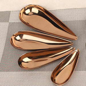 ถาดเสิร์ฟขนมสแตนเลส เกรดอาหาร ภาชนะใส่อาหาร อุปกรณ์ครัว ที่ใส่ผลไม้อบแห้ง ใช้ซ้ำได้ ผิวขัดเงา ใช้ในบ้าน โรงแรม - Product Image 6