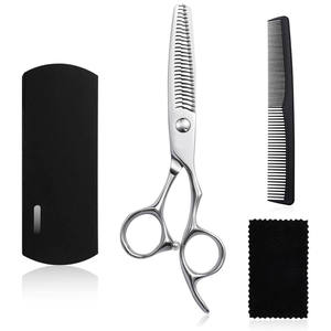 Tijeras Profesionales para Adelgazar el Cabello, Acero Inoxidable, 28 Dientes, Punta Afilada, para Diestros, Mango Largo, de Alta Calidad - Product Image 5