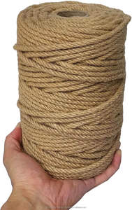 <b>100</b>% Natural Eco-Friendly High Strength 6 MM 3 Strand Biodegradable <b>Jute</b> Rope-GOOD CB QUALITY <b>JUTE</b> <b>YARN</b> - Product Image 3