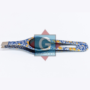 Pinzas para Cejas de Acero Inoxidable con Punta Inclinada para Depilación, Uso Estético, 3 Meses de Garantía - Product Image 1