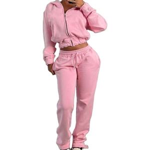 Ensemble 2 pièces pour femmes de haute qualité, respirant, personnalisé, manches longues, nouvelle mode, survêtements - Product Image 5