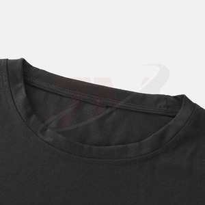Camiseta de Manga Corta Negra para Hombre, Diseño Único, Cuello Redondo, Estampado Floral, Informal, de Algodón, Corte Regular, Transpirable - Product Image 3