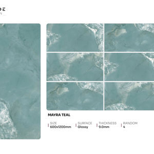 Carreaux de porcelaine brillants 600x1200mm résistants aux acides pour sols et murs, pour la décoration intérieure moderne et l'utilisation hospitalière - Product Image 1