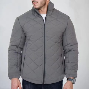 2025 Autumn Warm Fashion Collar Bubble Reversible Zipper Puffer <b>Jackets</b> Outdoor Coat Comfortable <b>White</b> Polyester Filled <b>Men</b> - Product Image 4