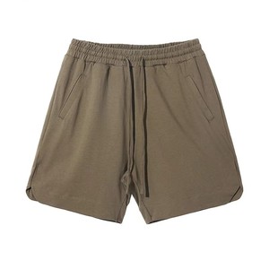 Shorts Bermuda en Coton Uni pour Homme avec Cordon de Serrage, Style Décontracté, Taille Moyenne, Tissu Respirant – Fabricant OEM ODM - Product Image 6