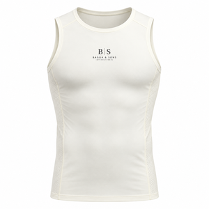 Camiseta Deportiva Masculina, Informal, Transpirable, de Compresión, para Correr, Entrenamiento, Sin Mangas, Muscle Shark, de Secado Rápido - Product Image 1