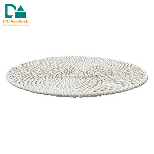 Meilleures ventes 2025 : Ensemble de vaisselle à prix abordable, dessous-de-plat et sous-verre en rotin, produit phare - Product Image 2