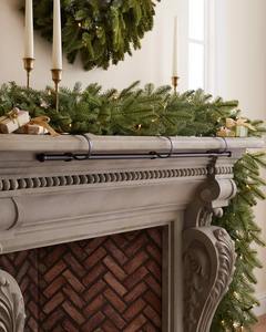 Soporte Metálico para Calcetines Navideños con Ganchos, Soporte Independiente para Colgar Calcetines en la Chimenea, Decoración Navideña para el Hogar - Product Image 5