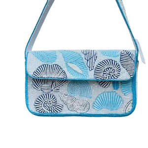 Bolso de cuentas indio hecho a mano, colorido, de lujo, artesanal étnico, con asa de baguette de cuentas de cristal, duradero, moderno, accesorio de moda de cristal - Product Image 5