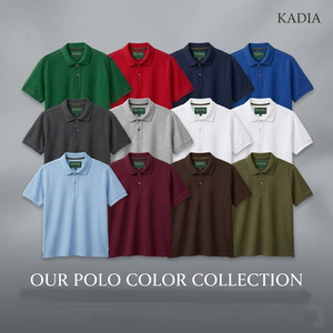 Nueva Llegada 2026, Camiseta Polo de Algodón Premium, Logotipo de Marca Personalizado, Camiseta Deportiva Unisex de Moda, Transpirable, Manga Corta - Product Image 5