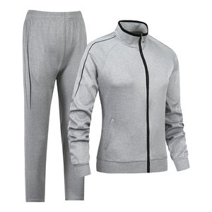 Women's Black Tracksuit Set Full Zip <b>Jacket</b> With White Stripe Side Pockets Jogger Pants Sporty Casual Autumn Wear - Product Image 3