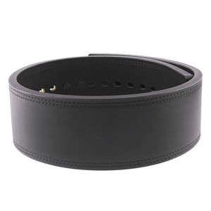 Adjustable Leather Waist Support <b>Belt</b> With Buckle Closure For Strength Training And <b>Weight</b> Lifting Unisex - Product Image 2