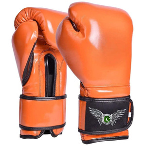 Gants de boxe professionnels pour l'entraînement, fournisseur OEM, couleurs et logo personnalisés, gants de boxe en cuir avec sangles de poignet - Product Image 2
