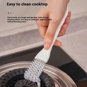 Multifunctional Hard Bristle Gap Cleaning <b>Brush</b> Long Handle Crevice <b>Brush</b> For Bathroom Tile <b>Window</b> Track Kitchen Dead Corner - Product Image 3