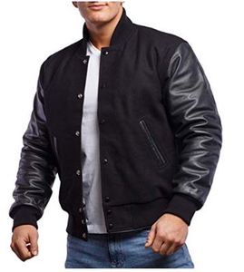 High Quality Custom Logo <b>Men's</b> Varsity Jacket Outdoor Streetwear Fashion Fabric Casual Jacket Jacket <b>Men</b> - Product Image 6