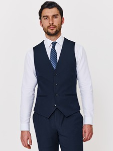 Costume 3 pièces pour homme, blazer, gilet et pantalon, résistant aux plis, confortable pour le bureau et les réunions - Product Image 5