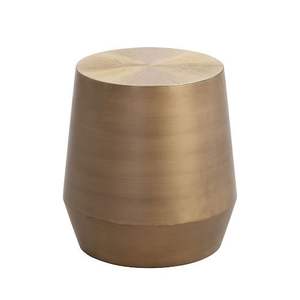 Table d'appoint en métal finition or premium avec design de cadre artistique pour la décoration intérieure de luxe. - Product Image 2