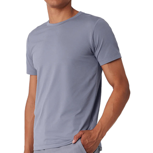 Camisetas de hombre de alta calidad, de secado rápido y transpirables, 100% algodón, camiseta formal para hombre, lo más popular de la moda de verano. - Product Image 5