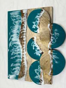 Vente directe du fabricant, planche en bois écologique, taille personnalisée, épaisseur 10 mm, design moderne carré pour sous-verres de bureau, découpe - Product Image 5