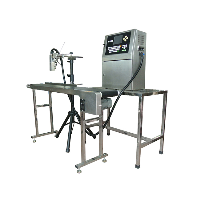 Solvent & Water-Based Ink Compatible: Flexible CIJ Inkjet Printer for QR Codes & Date Batches - Universal Coding Machine