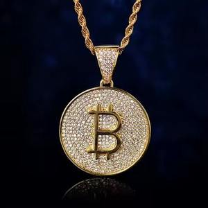 Pendentif rond Moissanite Hip Hop en forme de croix avec clarté VVS, breloque chrétienne pour homme, cadeau d'anniversaire glacé pour lui et pour les enfants - Product Image 2