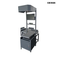 Scanner de poids et de dimensions compact et polyvalent pour tubes et polybags, avec écran LCD étanche et moteur DC, pour lignes de production et services postaux