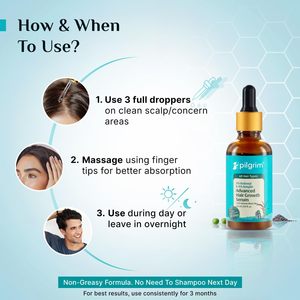 Pilgrim Redensyl 3% + Anagain 4% + 5% Capilia Stem Advanced Hair Growth Serum - 1.01 fl oz (30 ml) - Product Image 6